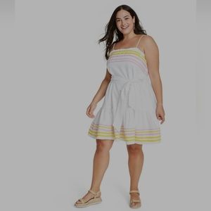 Lisa Marie Fernandez Linen Blend Dress